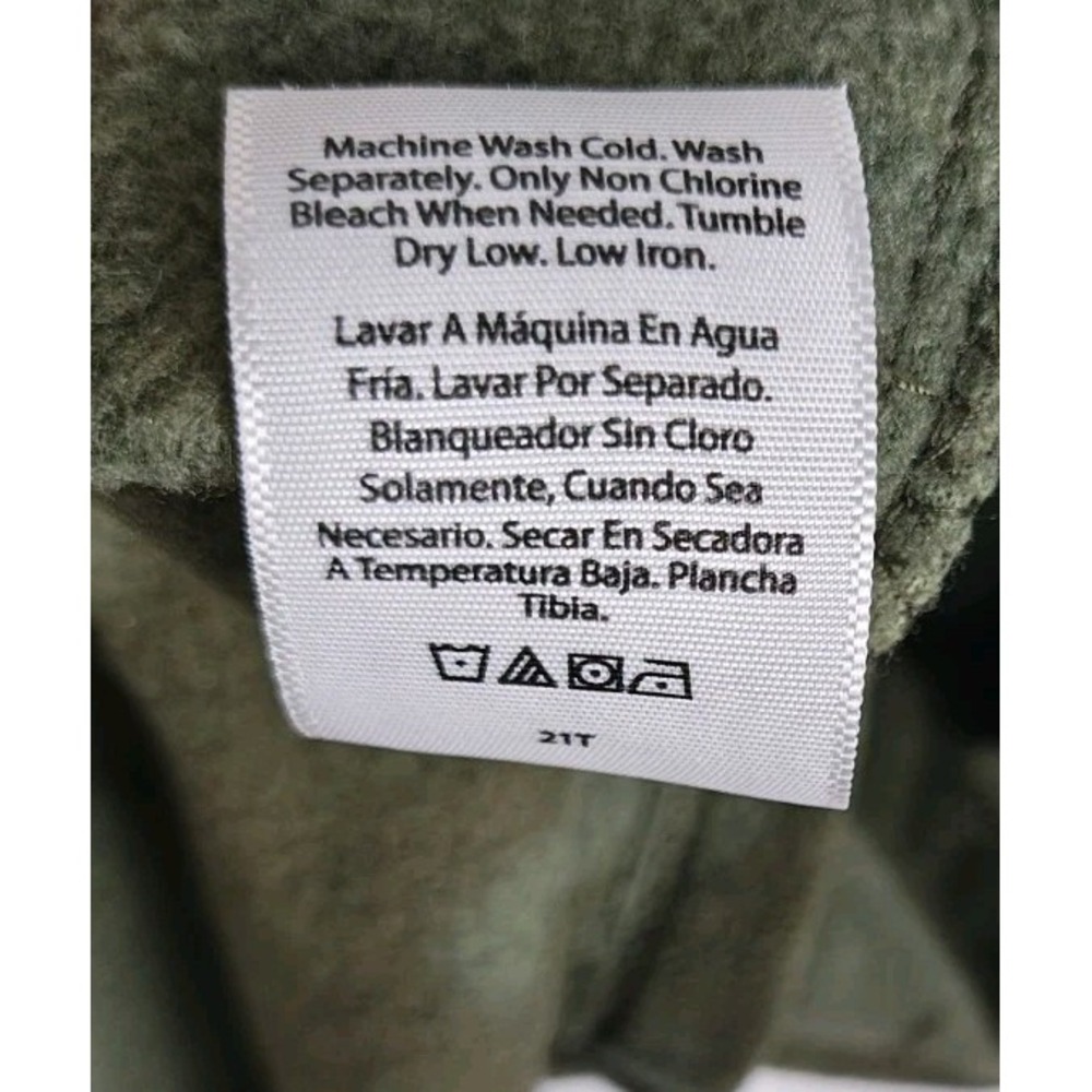 George Men's L 42-44 Camouflage Camo Button Up Shirt Long Sleeve 2 Pocket - Picture 7 of 9